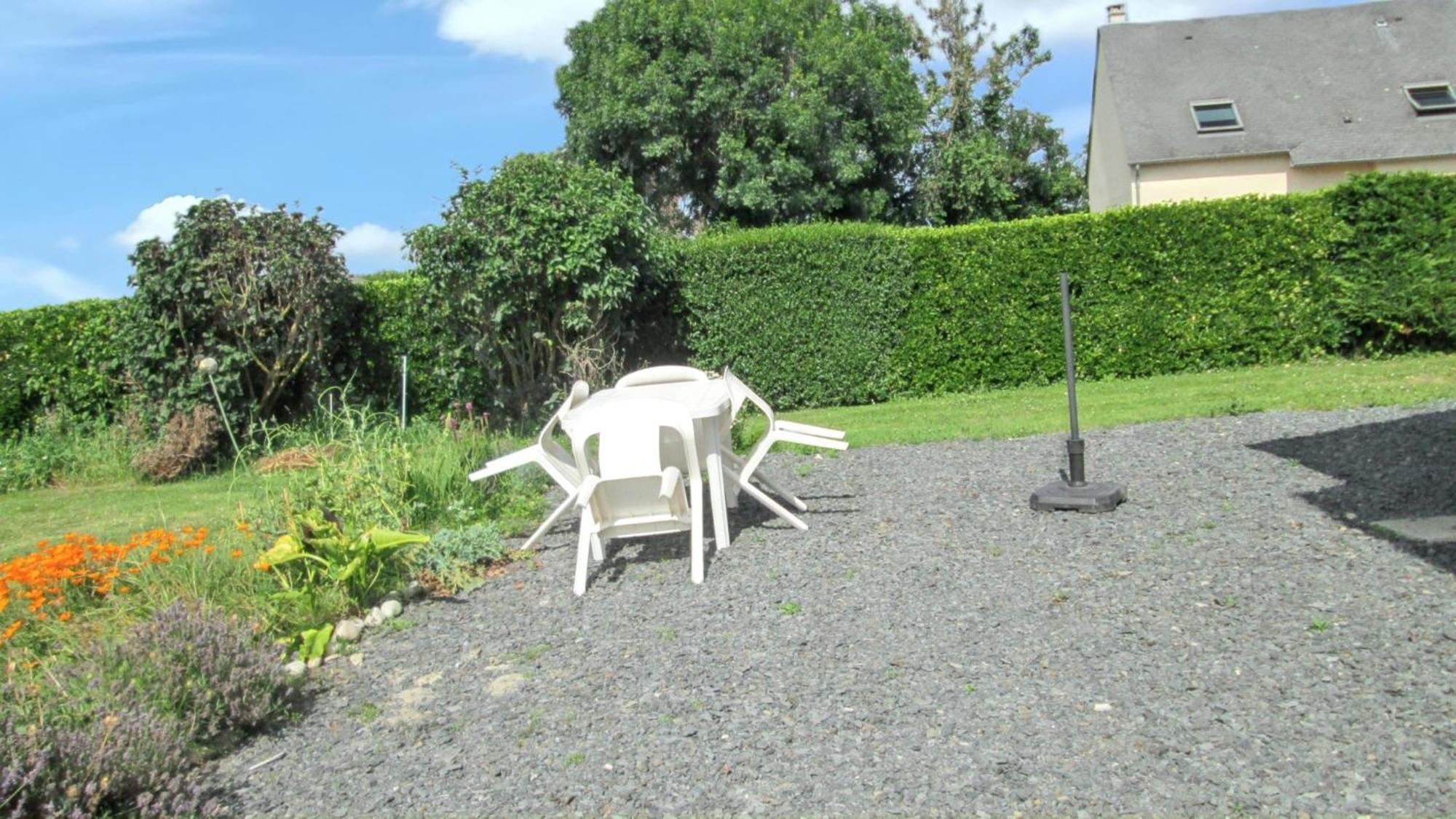 Studio Charmant A Vierville Sur Mer 30M² Avec Jardin Exterior foto